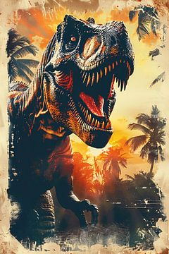 Prehistoric giant in jungle by Art & Soul Creations