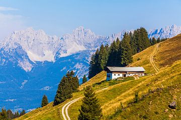 Ferme de montagne près de Kitzbühel en Autriche sur Werner Dieterich
