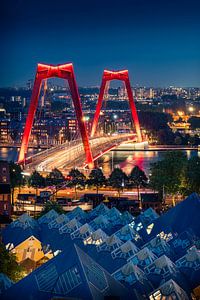 Les maisons Willemsbrug et Cube à Rotterdam sur Thom Brouwer