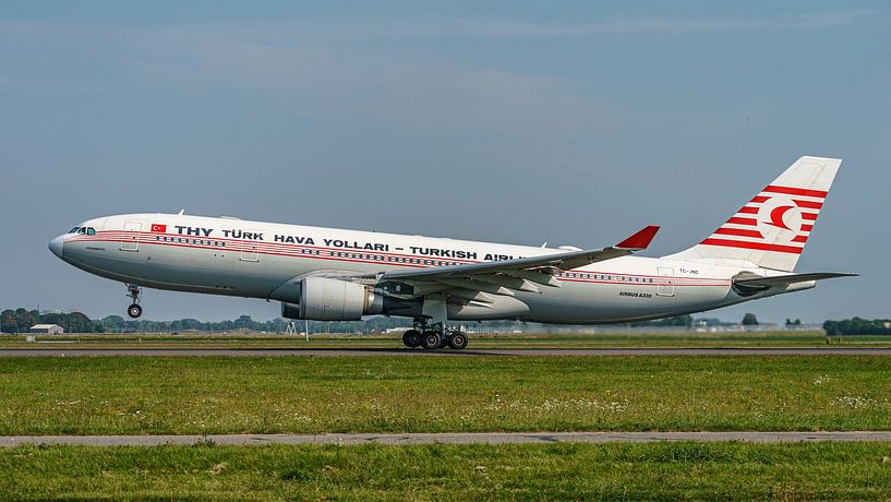 Taking off Turkish Airlines Airbus A330-200. by Jaap van den Berg