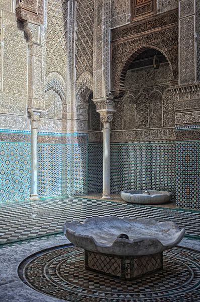 Misbahiya medersa in Fes von Patricia Hofmeester