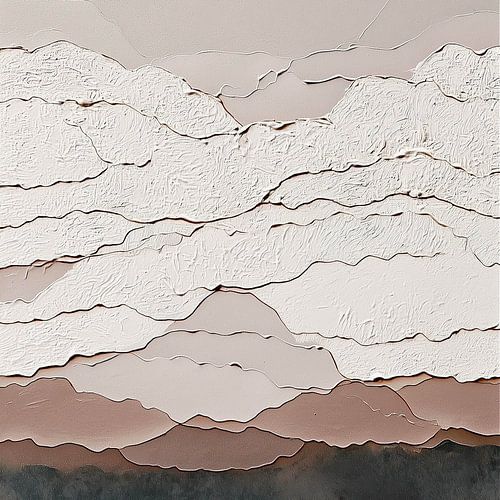 Couches de lumière dans un paysage silencieux