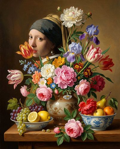 Stil Life with Girl with Pearl