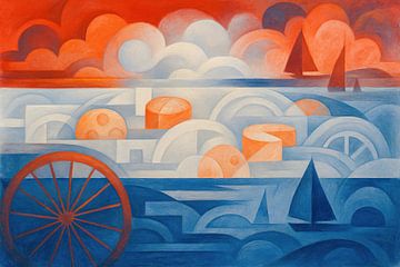 Mer et nuages abstraits sur Imperial Art House