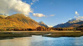 Herbstlandschaft Oberengadin von Artic Botero