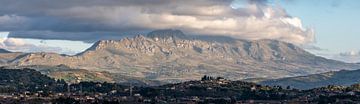 Monte Pellegrino in Sicilië van Werner Lerooy