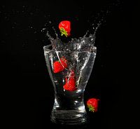 Splash -photography strawberries