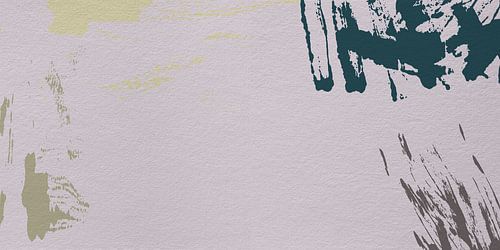 Art abstrait minimaliste dans les couleurs Wild Wonder Flexa en rose, bleu et beige