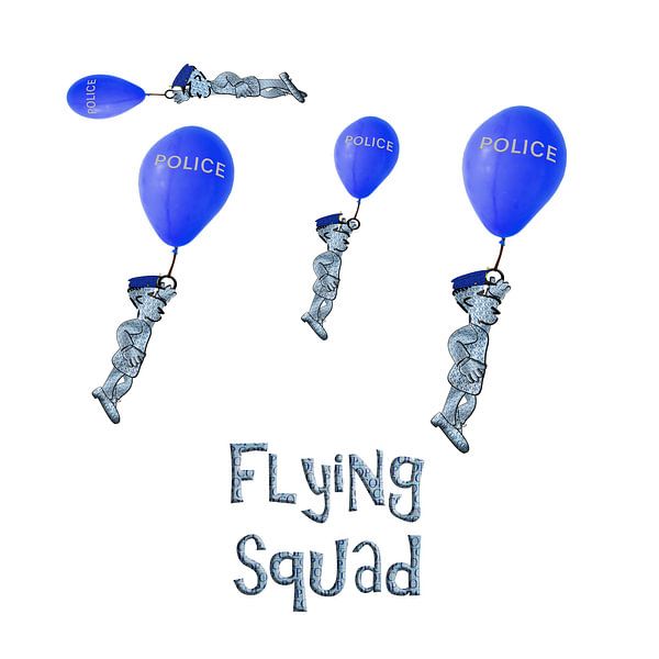 Politie vliegende eenheid van Grüntyers .