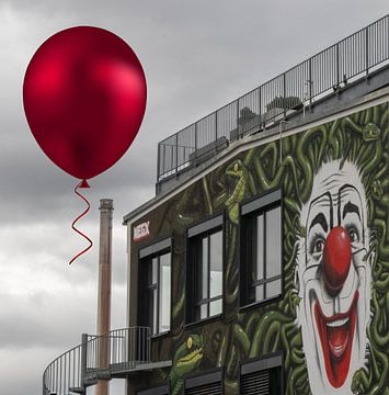 The Clown Wall van Björn Leurs