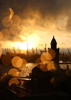 Sonnenuntergang Hamburg