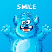 parmantig blauw monster