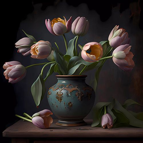 Stilleven Tulpen