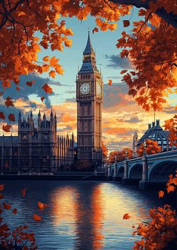 Big Ben Londen van Lae