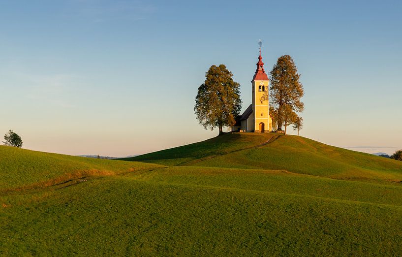 Sveti Thomas in Gorenj kerk, Slovenië van Adelheid Smitt