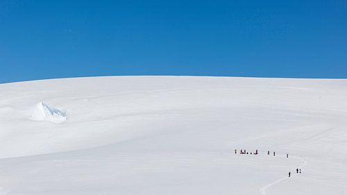 Berglandschap op Antarctica;