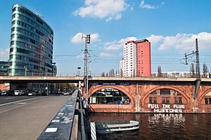 Blick von der Michaelbrücke auf die Berliner Spree 