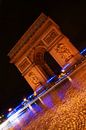 Arc de Triomphe by night van Br.Ve. Photography thumbnail