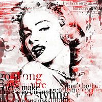 Marilyn Monroe Malerei Pop-Art-Kunstwerk