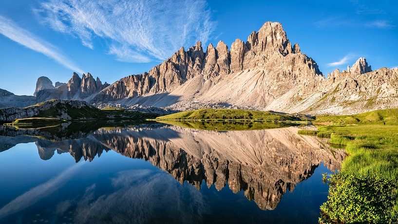 Dolomieten panorama Zuid-Tirol van Achim Thomae Photography