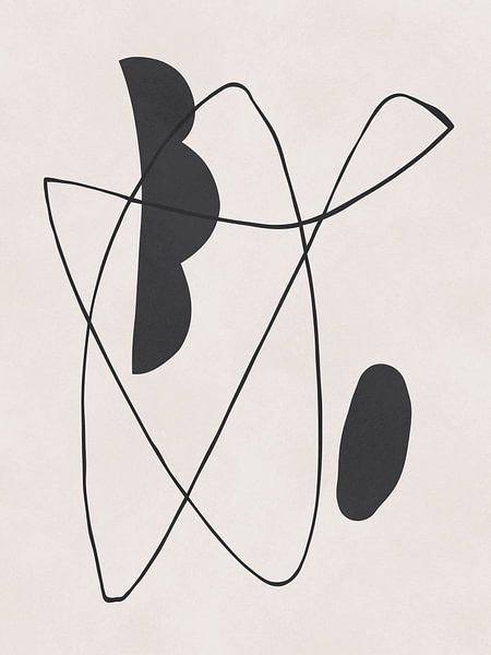 Expressionist shapes and lines 10 by Vitor Costa