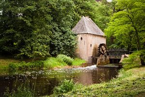 Watermolen bij het kasteel Hackfort van Ada Zyborowicz