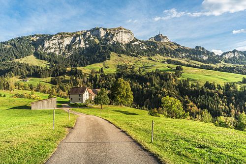 Hoher Kasten in het Appenzellerland in Zwitserland