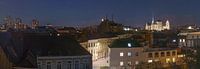 Leuven's evening skyline