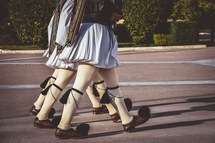 Changing of the guard in Athens by Maartje Abrahams