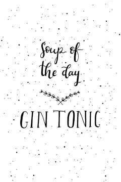 Soep van de dag - Gin Tonic van Ms Sanderz