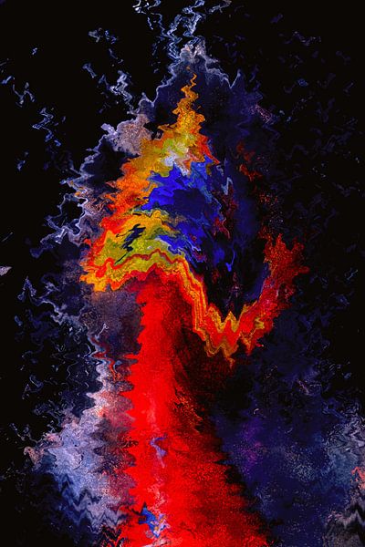 Artificial intelligence : The red witch by Photoart-Naegele