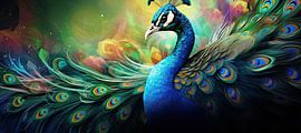 Peacock art