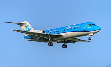 KLM Cityhopper Fokker 70. van Jaap van den Berg