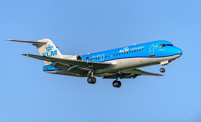KLM Cityhopper Fokker 70. von Jaap van den Berg