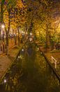 Nieuwegracht in Utrecht in de avond, herfst 2016 - 1 van Tux Photography thumbnail