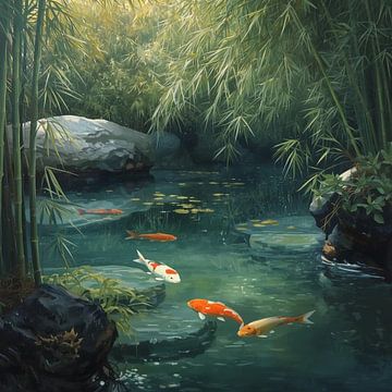 Gemälde „The Peace of Fish“