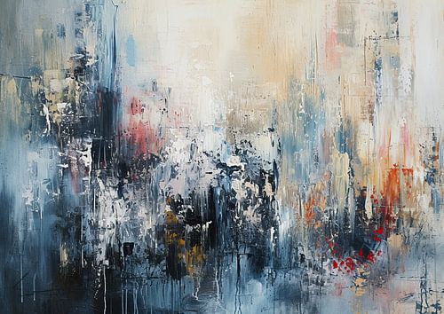 Dynamics in Contrast | Abstract Contrast by ARTEO Paintings