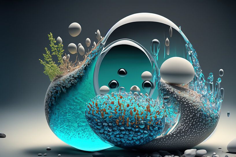 Modern art 48-24 by Andreas Wemmje