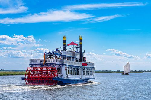 Ships in the harbour of Wieck on Fischland-Darß