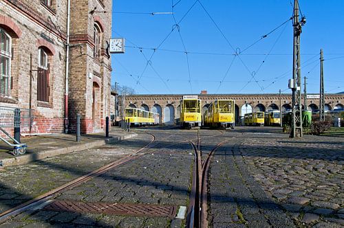 Poesie der historischen, Ostberliner Straßenbahn von Silva Wischeropp