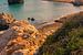 Coucher de soleil sur le rocher d'Aphrodite, Chypre sur Henk Meijer Photography