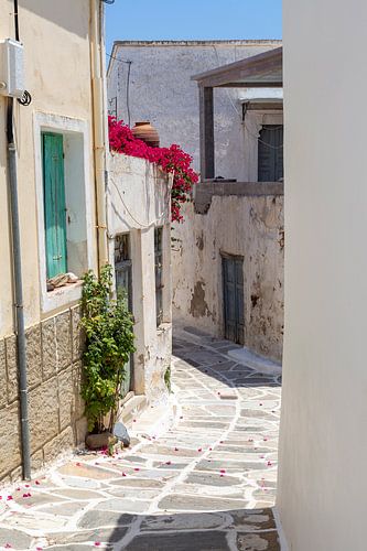 Dorpje op het Griekse eiland Naxos, in Griekenland.