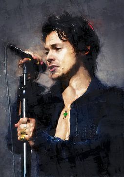 Harry Styles ( peinture à l'huile )