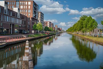 Die Stille des Zuid-Willemsvaart-Kanals von Jolanda de Jong-Jansen