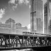 Subway crossing the Chicago river by Joris Vanbillemont