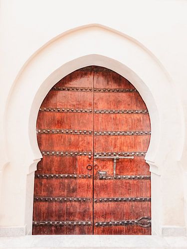 Deur in de oude medina in Marrakesh