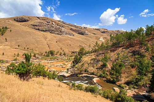 Rivier in het landschap van Madagaskar