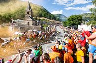 Alpe d'Huez Kurve 7 von Leon van Bon Miniaturansicht