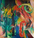 Bos met eekhoorn, Franz Marc van All the Masters thumbnail