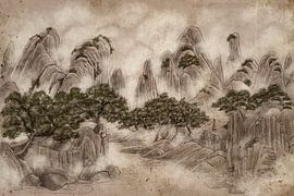Taoistische Landschaft – Teil 1 - Der Fluss | Binlarto, Indonesien von Buzzles Gallery